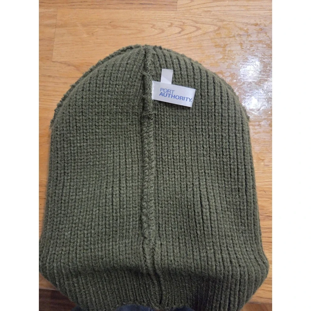 Port Authority Maryland Flag Cannabis Beanie Hat Unisex Green